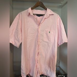 Men’s button down polo shirt